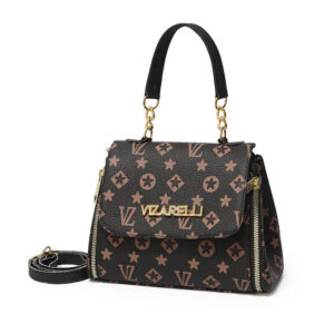 Bolsa Vizarelli Tres Ziperes Com Tampa